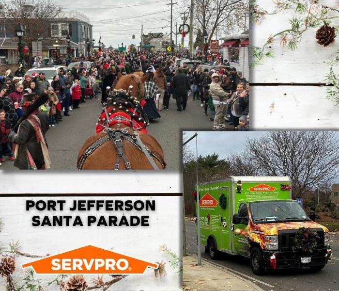 photos from a santa parade